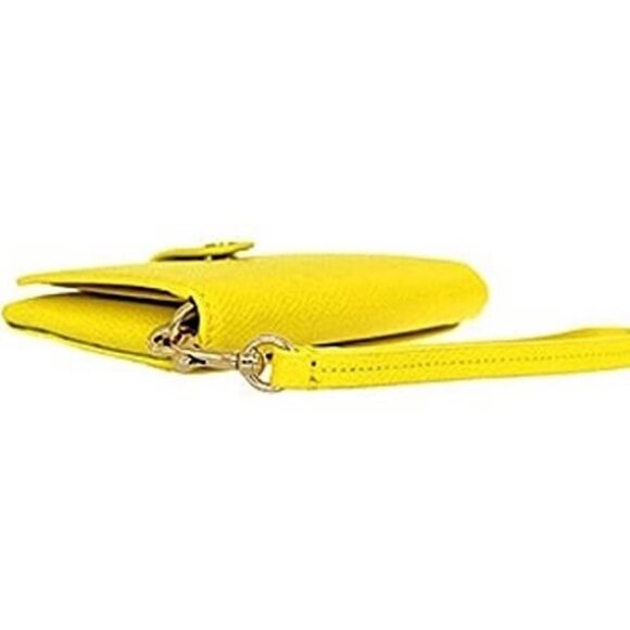 Coach Crossgrain Leather Phone Clutch Wristlet - Picture 2 of 13